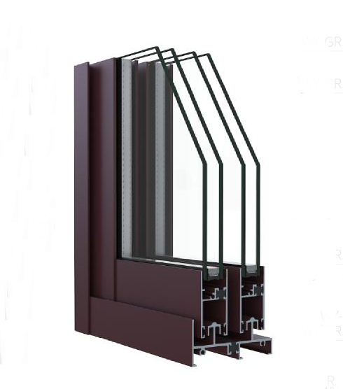 WY-GRJ92M Glue Injection Thermal Break Sliding Door